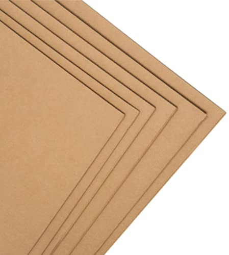 A3 Cardboard Sheets Dividers Corrugated for Packing, Mailing, Arts & Crafts. 3mm Thickness, A3 (297 x 420 mm) Kraft Board - Large Cardboard Sheets, Protective Boards (10 & 24 Pack)- LEO Design (24)