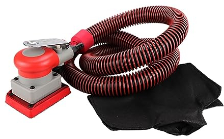 KOZWAY Polisseuse Humide à l'air, 75 * 100mm pneumatique Ponceuse à Air polisseuse Excentrique aspirateur ponçage Air Outil rectifieuse Ensemble for Voiture Polissage Peinture