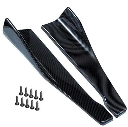 Aile lèvre Spoiler Protecteur Universel De Garniture De Pare-choc Arrière De Voiture, 1 Paire, Couverture De Jupe Latérale De Voiture, Protection De Pare-chocs D'angle De Voiture Avec Vis Queue Aile L