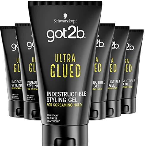 got2b Ultra Glued hårgel, 150 ml (6-pack)