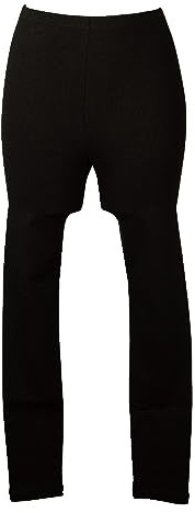 RAGNO Pantalone Donna Lungo Leggings fouson Elastico in Vita Invernale Cotone Elasticizzato Articolo D855PT Leggings, 020 Nero, 5 - Quinta