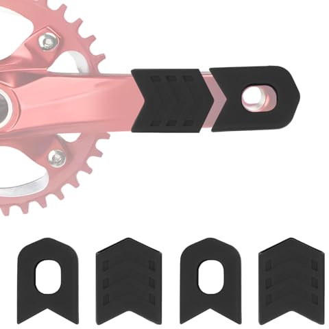 Tissting Protezione per Pedivella, Protezione per Tappi Guarnitura MTB Mountain Bike, Custodia in Silicone per Pedivella per Bicicletta Protezione per Pedivelle, Proteggi E Modella Le tue Pedivelle