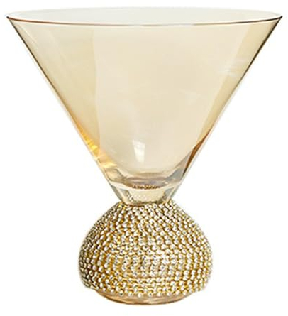 Verres à Martini sans Pied, Verre à Cocktail Moderne sans Pied, Base en Cristal dans une Boîte élégante, Accessoires de Bar Parfaits pour Margarita, Manhattan, Boissons(Verres à cocktails)
