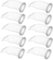 Zerodeko 10 Pezzi Filtro Lavatrice Filtro Del Tubo Di Scarico Della Lavatrice Per Pelucchi Per Il Tubo Della Silver Acciaio Inossidabile