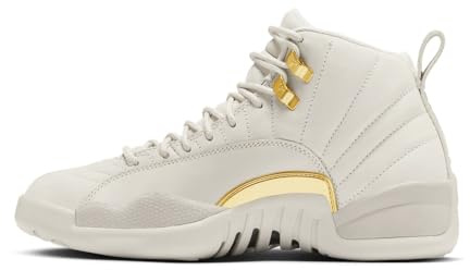 Jordan Air 12 Retro Phantom Damen Schuhe (FD9101-007, Phantom/White/Metallic Gold), Phantom/Metallic Gold/Weiß, 9 Wide