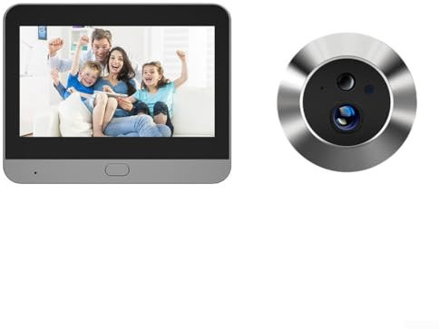 Judas visuel interactif sans fil avec technologie de capteur PIR pour alertes automatiques de détection de mouvement humain