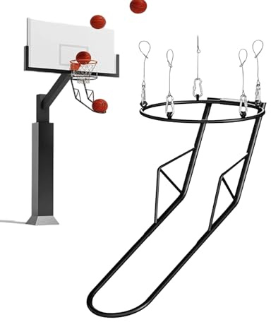 Basketboll Återkastningsanordning för Basketkorg Metall Träningsnät