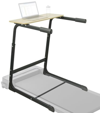 Walking Pad Handle Bar Only, Standing Desk for Walking Pad 24 Inch Wide, Adjustable Height Up to 41 Inches, Treadmill Desk Attachment Compatible with 20+ Walking Pad Models, Workstation Handlebar