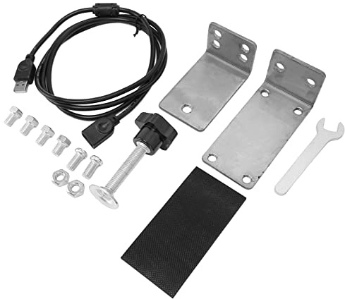 CHICIRIS Soporte de Freno de Mano USB Soporte de Freno de Mano para PC de Metal y Nailon Plug and Play de 64 Bits con Resorte de Compresión para Juegos de Carreras en PC Windows para G27 G25 G29