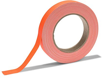 Modulär tygband Gaffa, 19 mm x 25 m, neonorange matt