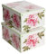 LAVATELLI Collection Peonie Peony - Decorative Cardboard Storage Boxes with Lids and Handles, Clothes and Toy Organiser, Set of 2 boxes, Peonies