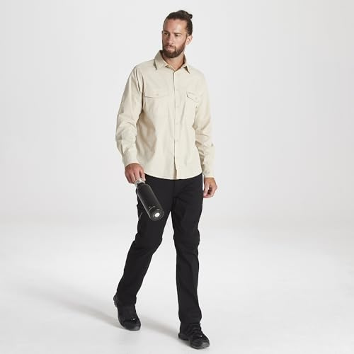 Craghoppers herr kiwi långärmad skjorta, havregrynsgröt, 2XL