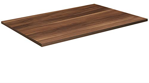 moebel-eins Office ONE Schreibtischplatte, Material Dekorspanplatte, 200x80 cm, nussbaumfarbig