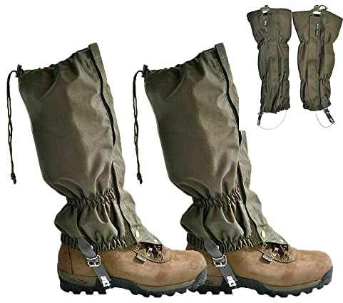BDXZJ Schlangen Gamaschen, Unisex Snow Leg Gamaschen, Wandern Bein Gamaschen, Snowproof Wasserdichte Schneestiefel Leggings für Jagd Wandern Atmungsaktive Beine