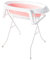 OHMG Baignoire bebe avec support 82cm,Baignoire pliable bébé transat de bain pour bebe,Bain sécurisé et confortable pour nouveau-né sur pied,Baignoire bébé pliable avec support antidérapant