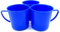 Tasse 180 ml, 3 Stück im Set, Farbe blau, Kindertasse, Plastiktasse Kindergeschirr Kunststoff blau