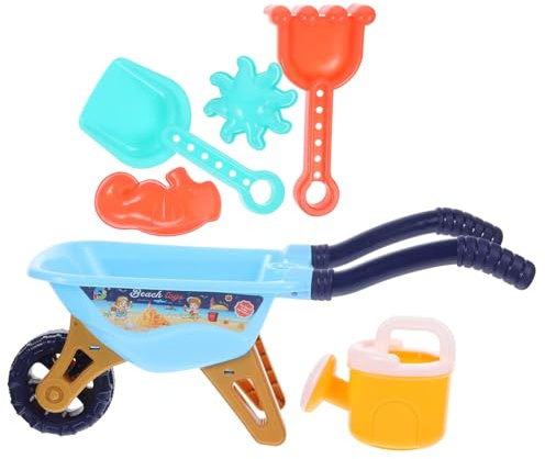Vaguelly 1 Set 6 Pcs Boys and Girls Wheelbarrow Toys Outdoor Beach Toys Set Educational Sand Play Car Random Color Accessories