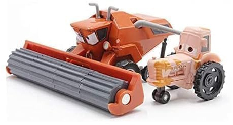 Yestree Cars 2 3 Rayo McQueen Frank y Tractor Modelo de Auto de Acero Fundido a Presión Juguete para Niños