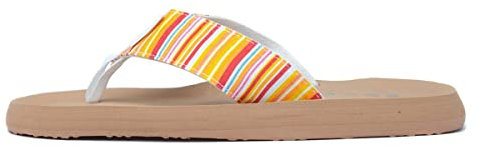 Rocket Dog Women's Adios Flip Flops, Orange Stripe, 5 UK