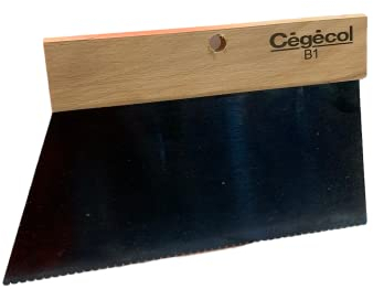 CEGECOL SIKA - Spatola dentata per applicazione di colla per piastrelle, spatola TKB B1
