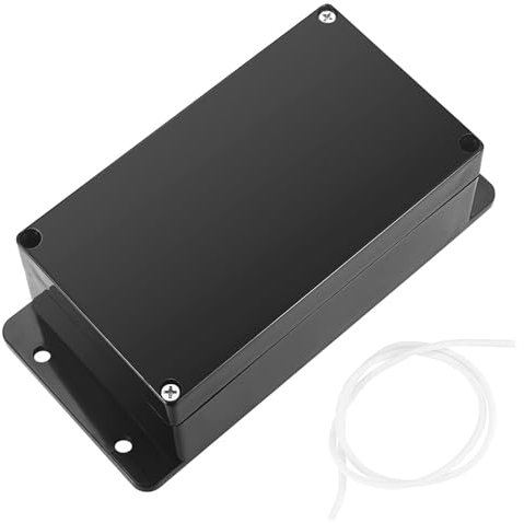 Elektronikanslutningsdosa, ABS-kabelhölje fördelningsbox, 158 x 90 x 60 mm kopplingsdosa med fast öra, ytmonterad dosa, för inomhus utomhus elektronikkabel