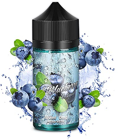 IMECIG Vape Liquid 100ml Blast Blueberry Ice E Liquid for E Cigarettes Vape kit Vape Juice 70VG/30PG E Juice （no Nicotine） (Blast Blueberry(Ice))