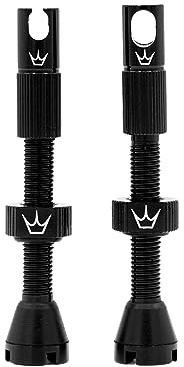 Peaty's PTV 42MM Black válvulas de Bicicleta, Unisex, Negro