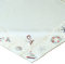 matches21 HOME & HOBBY Tischdecke NINA 85 x 85 cm Maritime Stickerei & Cutwork Mitteldecke als Küsten-Deko Polyester