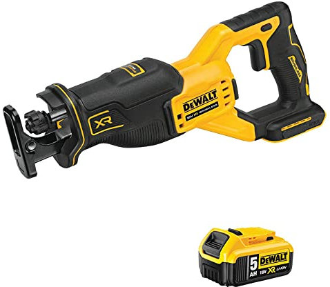 Dewalt DCS382N 18V Brushless Reciprocating Saw with 1 x 5.0Ah Battery
