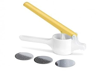 Pedrini Schiacciapatate in plastica con 3 dischi in acciaio inox