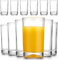 MEETOZ Fruit Juice Glasses, Heavy Base Glasses Drinking Set of 6, Small Drinking Glasses Set, Clear Juice Cups, Thick and Durable Shot Glass, Drinking Glasses for Juice and Milk