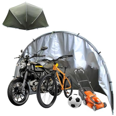 YSMSMZJK Box Moto per Esterno Semisferico Box Biciclette da Esterno per Mobili da Giardino,Biciclette,Moto Garage Moto per Esterno Box Moto