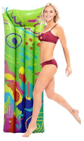 Balakaka Aufblasbares Wasser Pool Luftmatratze 170 * 60cm, Eingedicktes PVC Aufblasbare Pool Schwimmer Liege, Sommer Strand Wasser Schwimmer Party Spielzeug für Strand Schwimmbad