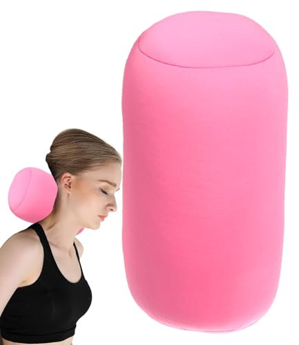 Générique Mini Oreiller, Oreiller Enroulable, Coussin À Microbilles Coussin, Mini Rouleau De Soutien Cervical, Dos Rouleau Coussin Sommeil Soutien du Cou Confortable pour Le Yoga