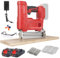 Electric Stapler Nailer Gun, 18GA 2 in 1 Cordless Staple Gun Electric Brad Nailer Stapler with 2000Pcs Nails, 2000Pcs Staples, 21V 2 * 2.0A Batteries for Wood Carpentry