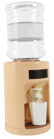 DECHOUS Water Dispenser with Light and Music Effect Simulated Home Appliance for Indoor Outdoor Play Portable Plastic Pretend Play Water Cooler for Boys Birthday Gift