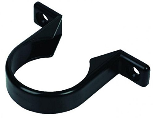 40mm (43mm) Black Solvent Pipe Clip - Bag of 5