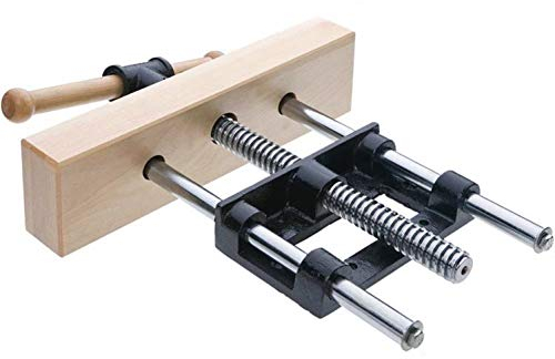 Schraubstock, Holzschraubstock Ma Stahlschmieden für Woodworker Tool, Ohne Holzständer, Schwarz,10.5inch