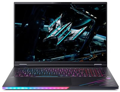 Acer Predator Helios 18 AI PH18-73-950M Notebook Gaming, Intel Core Ultra 9 275HX, RAM 64 GB, 3 TB SSD, Display 18 WQUXGA IPS Mini LED, NVIDIA GeForce RTX 5090 24 GB GDDR7, Windows 11 Home