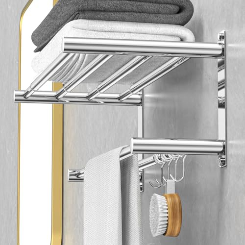 Barra portasciugamani estensibile da 17 a 30 pollici per bagno da cucina portasciugamani strofinacci appendiabiti in acciaio inox SUS304 montaggio a parete senza trapano regolabile (portasciugamani