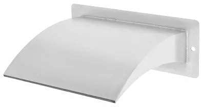 HUIBBGO Fuente de Piscina de Cascada para Exteriores de 30 cm, de Acero Inoxidable 304, para Estanque, Cascada, aliviadero, para Montar en la Pared, 30 x 9 x 26 cm, decoración (