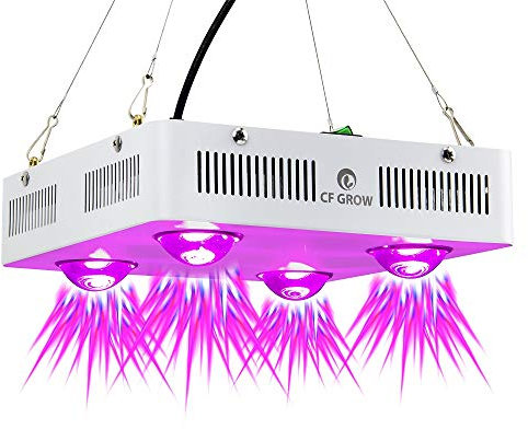 COB LED Lámpara de Planta, invernadero de interior de espectro completo Iluminación de crecimiento de plantas de invernadero hidropónico Reemplazar lámpara de cultivo de ovnis,600w