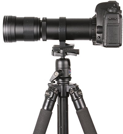 Hersmay 420-800 mm F/8.3-16 Teleobjektiv Zoomobjektiv Manueller Fokus Super-Teleobjektiv für Pentax K K2000 K1000 K200D K-500 K100D K-50 K-30 K-20D K-7 K-5 K-5II K-5IIs K-3II K-3 K-S2 K-S1 K-r K-x K-m