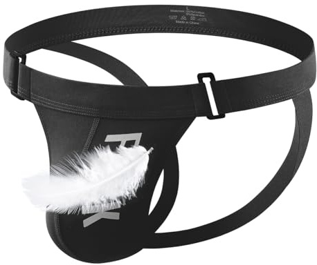 Casey Kevin Jockstrap Herrunderkläder Suspension Trosor Atletisk Sport Stringtrosa Andningsbara Sportbyxor Trosor, A1-svart, S