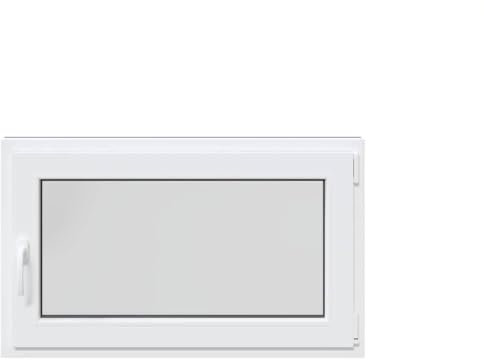 vidaXL RISOR Basement Window 100x60 cm - PVC Anthracite Tilt & Turn, Double Thermal Argon Glazing for Enhanced Basement Daylight