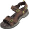 Lvptsh Sandales de Randonnée Homme Cuir Eté Extérieur Sandales de Sport Trekking de Plage de Marche Antidérapant,Brown3,EU40
