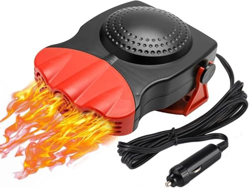 Leaflai Auto-Kühlventilator, 12V Autolüfter 150W Autokühler, Plug-in Zigarettenanzünder für alle kleinen Fahrzeuge