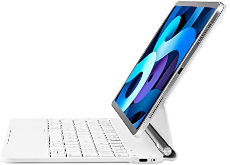 Magic Keyboard für iPad Pro 12,9-Zoll (3., 4., 5. und 6. Generation), Tastatur für iPad Air 13'' (M2 2024/M3 2025), Magnetischer Ständer, Präzisions-Trackpad, Reihe mit Funktionstasten, Deutsch