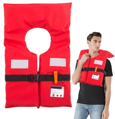 Rukjmqi Life Vests | Children Swim Float Jacket,Adjustable Float Jacket with Whistle for Swimming Training Lessons Fishing Kayaking Lake Boating Water Park Pool