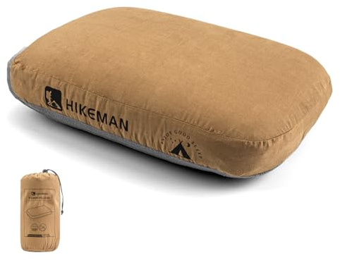 Fictory Morbido cuscino in memory foam per campeggio all'aperto, allevia il dolore al collo, cuscino da viaggio portatile per un sonno confortevole